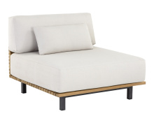 Sunpan 109532 - Geneve Modular - Armless Chair - Palazzo Cream